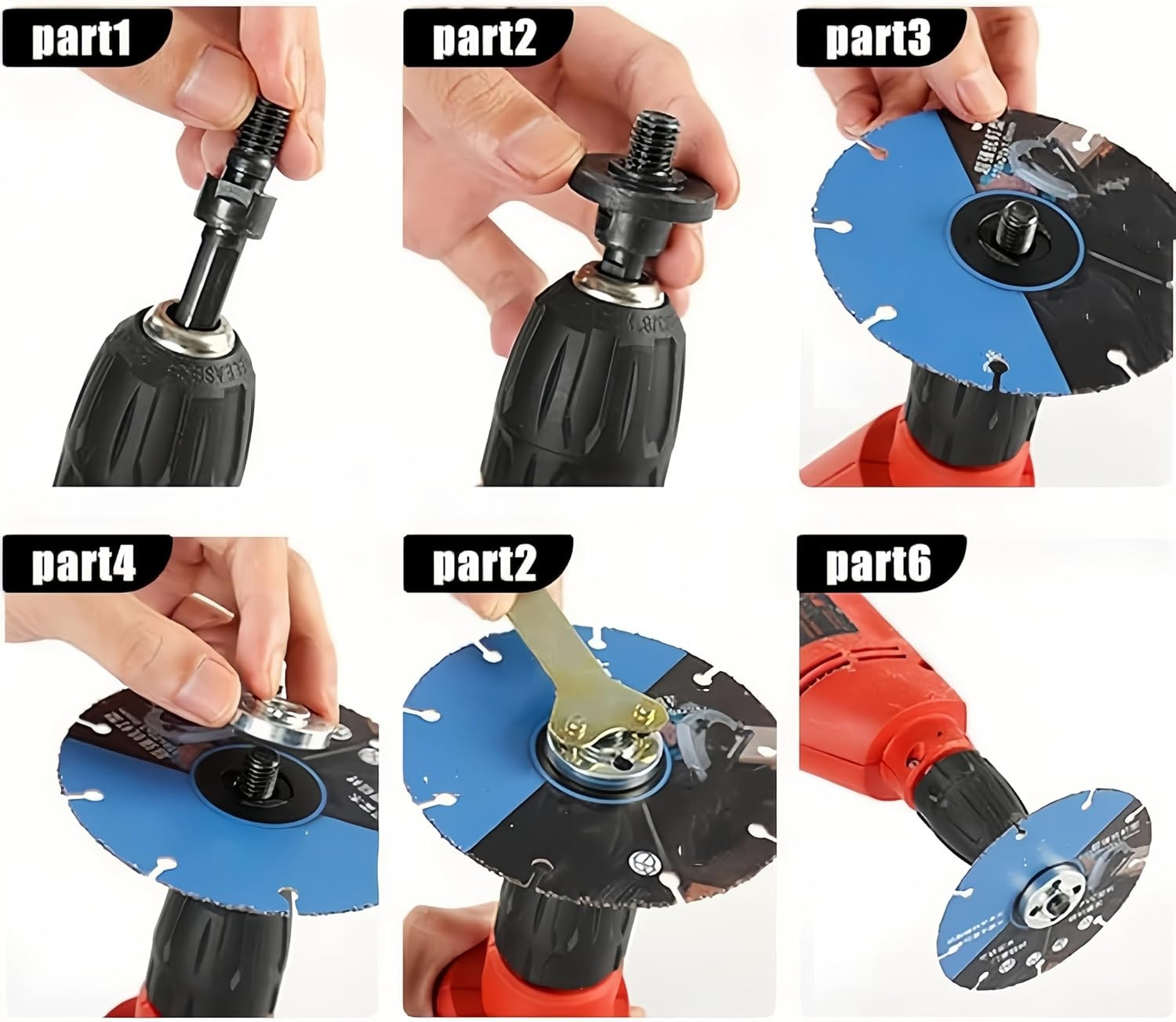 Electric Drill Angle Grinder Connecting Rod Set, 10Mm Conversion Angle Grinding