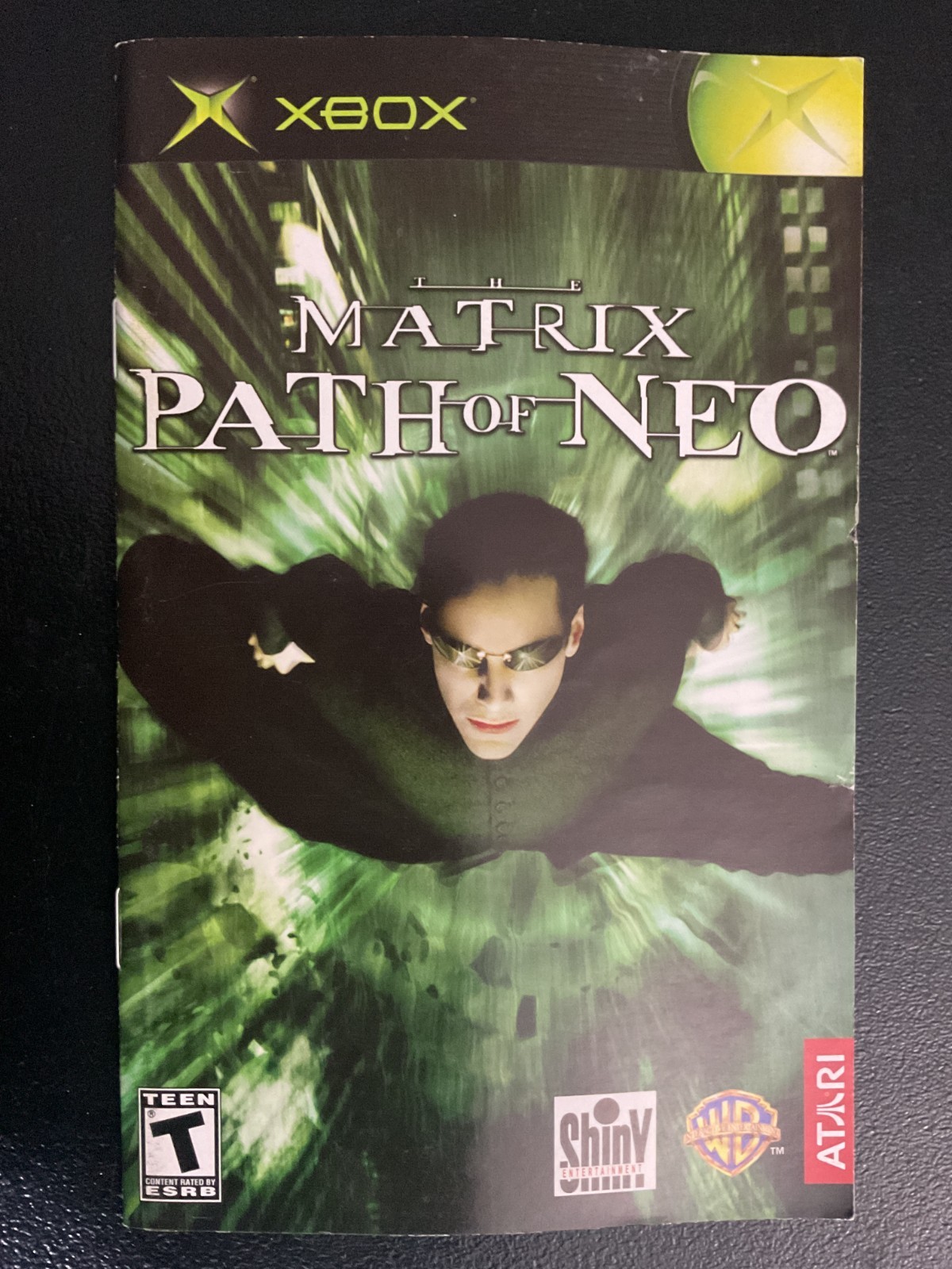 Matrix Path of Neo Microsoft XBOX Instruction Manual Only
