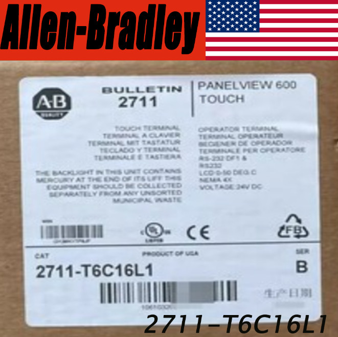 New AB 2711-T6C16L1 Free Shipping New in Box New Factory Sealed PLC 1PC US