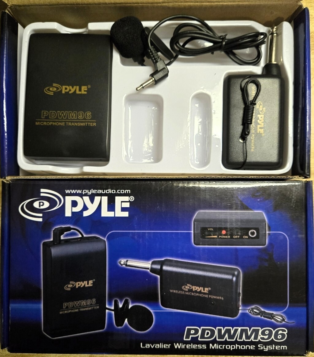 Pyle PDWM96 Lavalier Wireless Microphone System