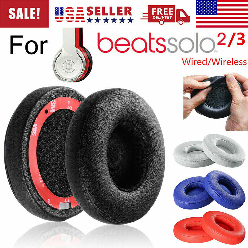 New Replacement Ear Pads Cushion For Beats by Dr Dre Solo 2 Solo 3 Wireless USA