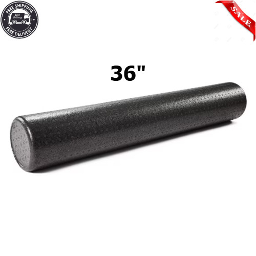 High Density Exercise Foam Roller Durable Pain Relief Muscle Flexibility 36"