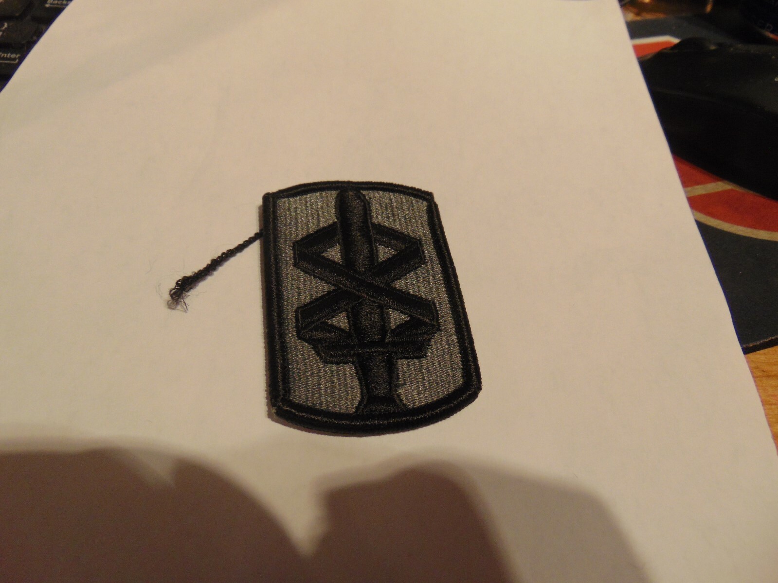 MILITARY PATCH US ARMY DIGITAL ACU HOOK AND LOOP 18TH MEDICAL BRIGADE