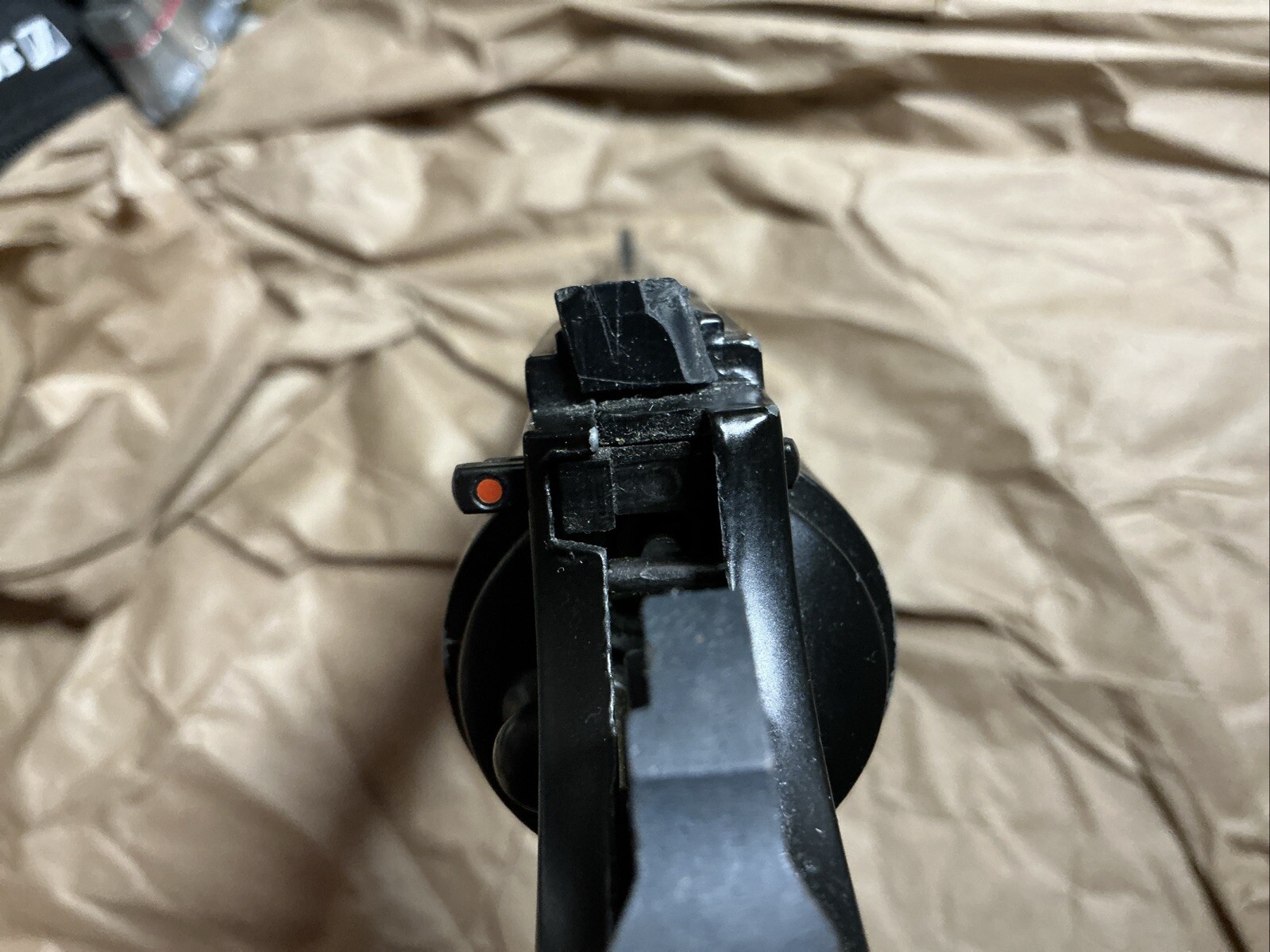 Crossman 357 pellet gun pistol Needs A Spring Adjust, Does Fire Functional