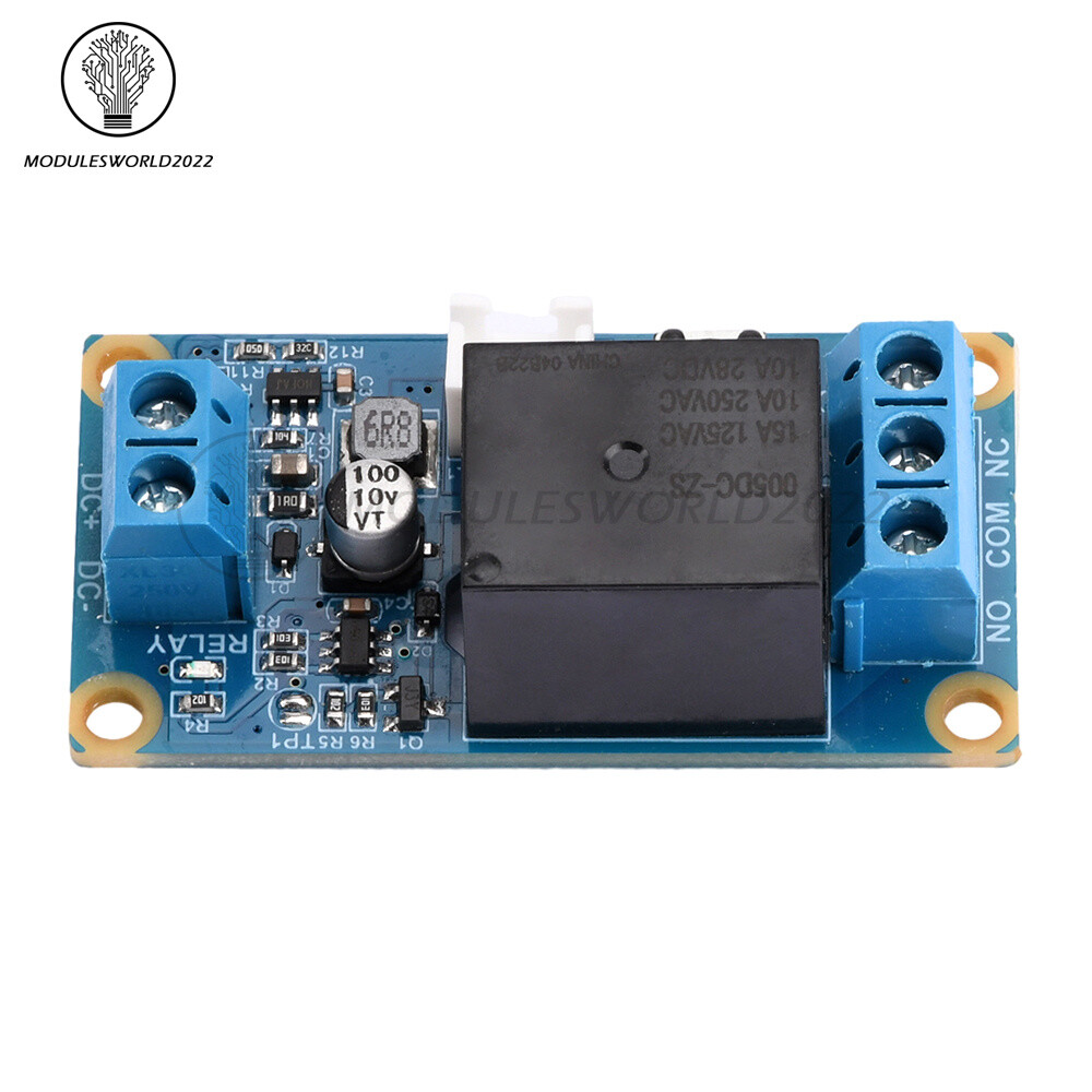 DC5-28V wide voltage 1-Channel Single Button Bistable Self-Locking Relay Module