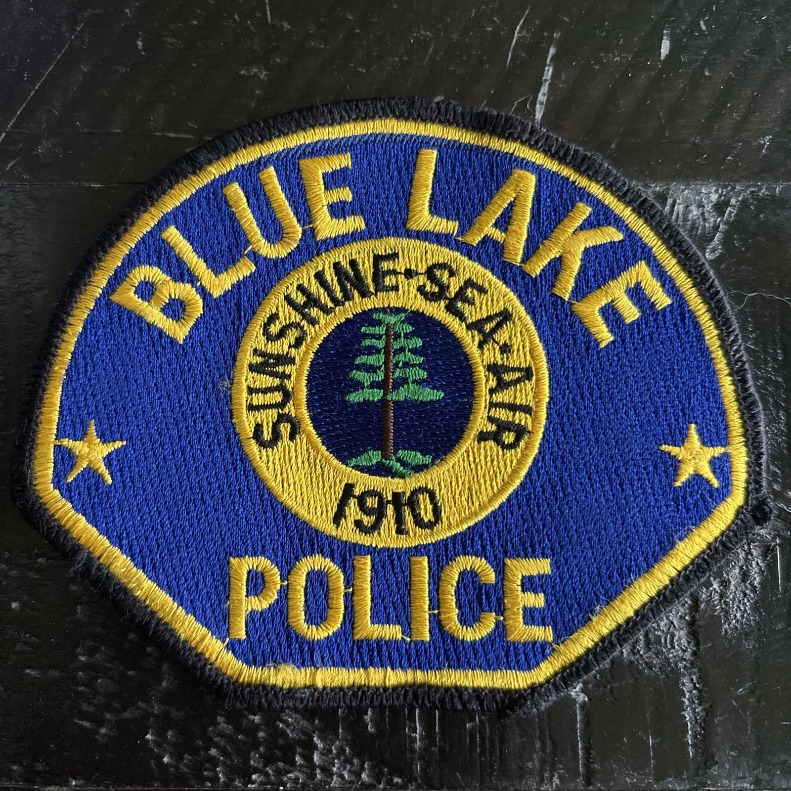 Blue Lake California CA Police Patch