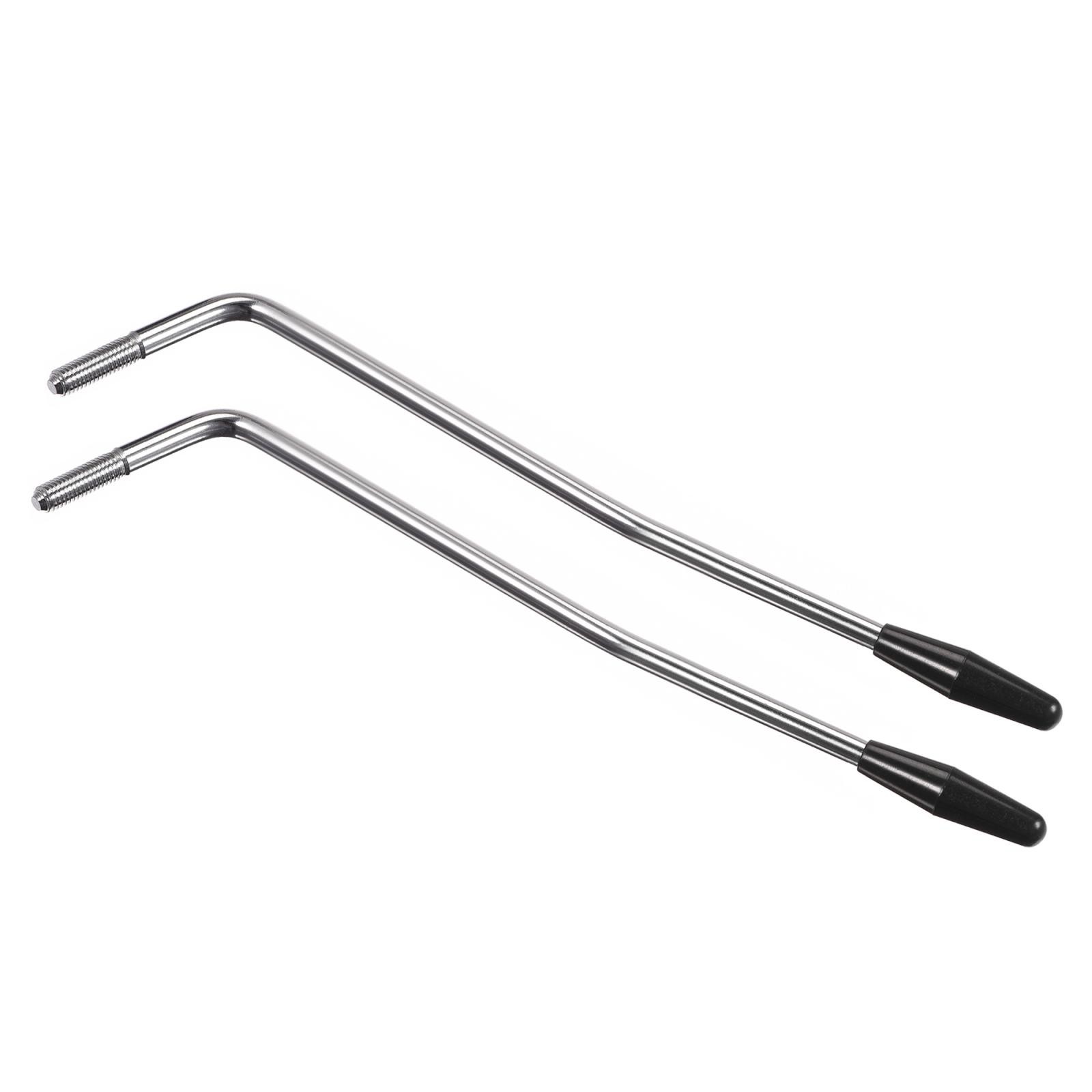 Single Tremolo Arm Bar 5mm Thread M5 with Black Tip for Guitar, Pack of 2