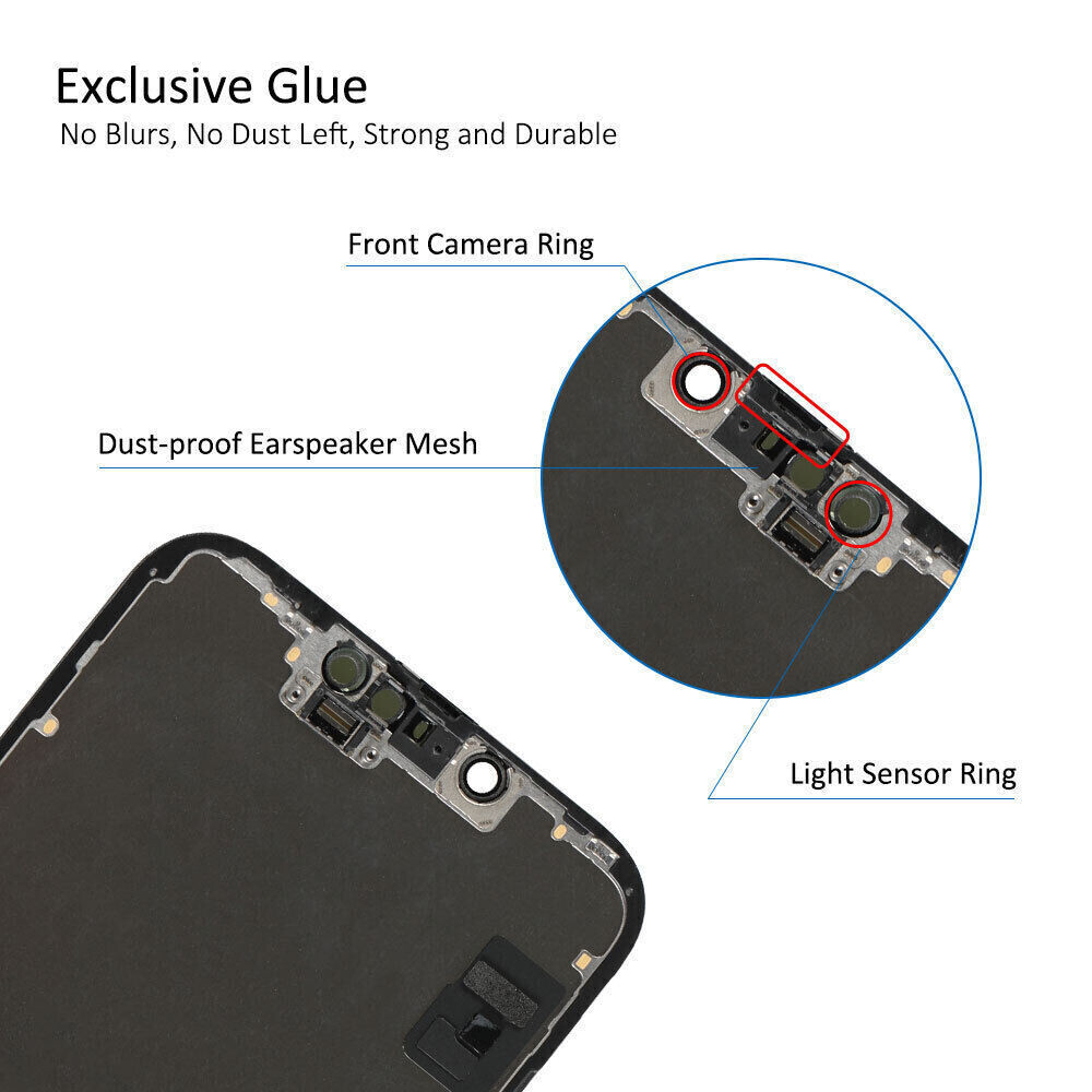 For iPhone 14 LCD Display Touch Screen Assembly Digitizer Display Replacement