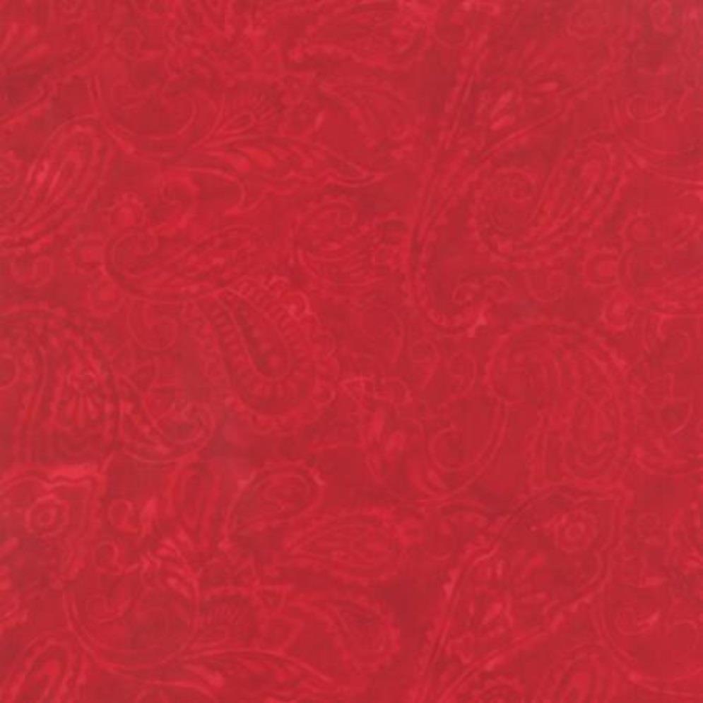 Moda Fabric  ~  Fire Ice Batik~ Moda  ~ 1/2 yard   Paisley Fire      #4334 29