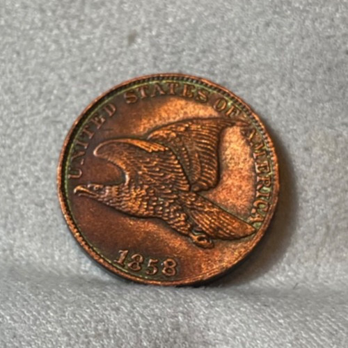 1858 Flying Eagle Cent Very Good VG Commemorative Design