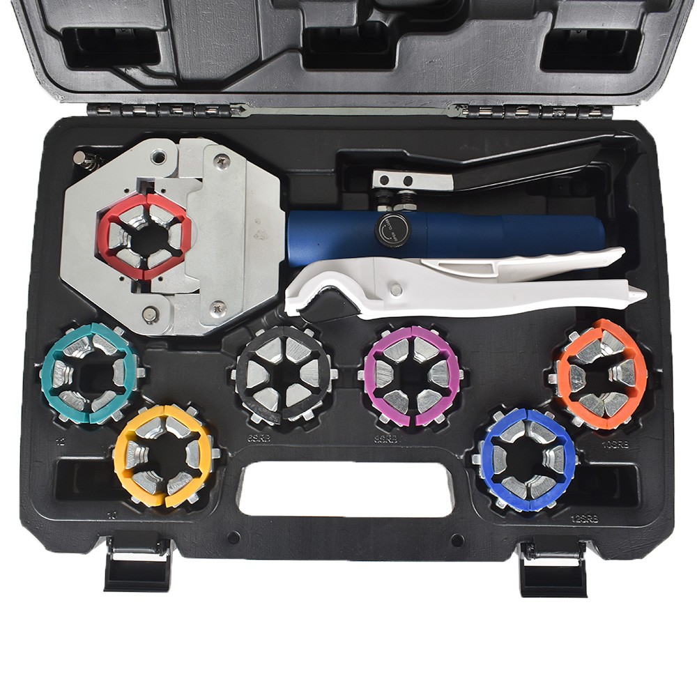 Hydraulic Crimper A/C Set IG-71500 A/C Hose Crimper Hydraulic A/C Crimping Tool