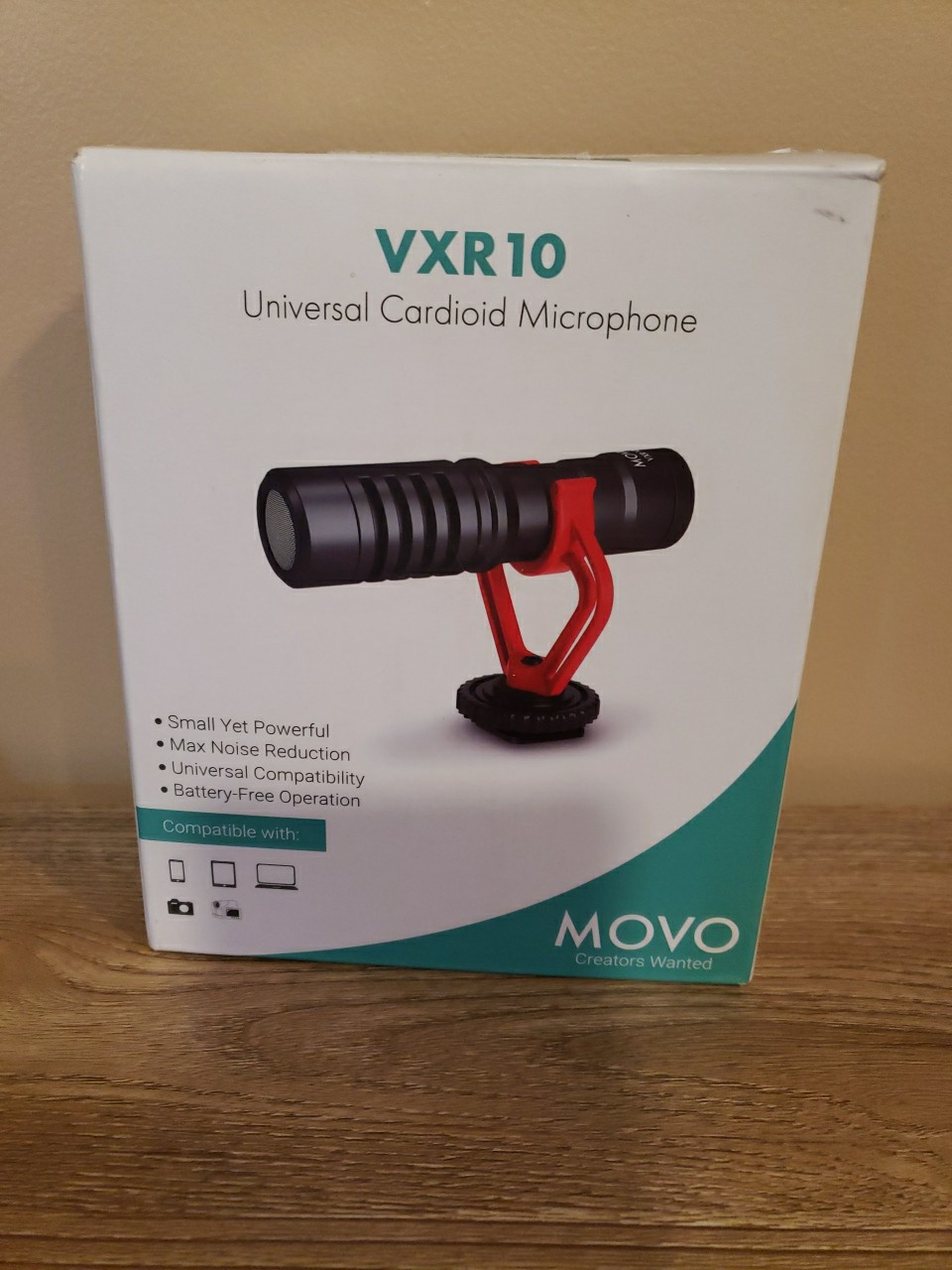 Movo VXR10GY Shotgun Condenser Video Microphone for DSLR Camera & Smartphones