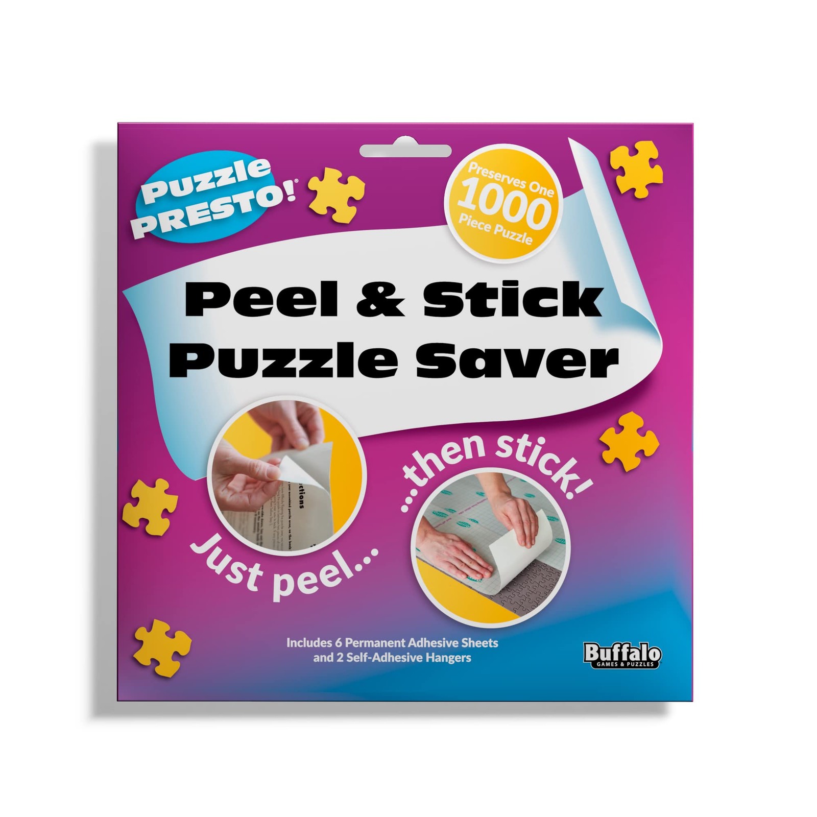 Puzzle Presto Peel & Stick Saver: The Original and Still the Best 1, 6 Pack