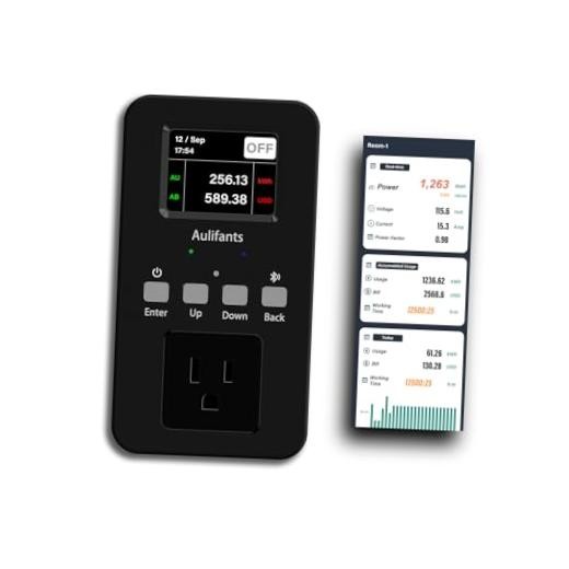LP405 25A Heavy Duty Smart Plug Meter Sockets Industrial Energy Monitor Trip