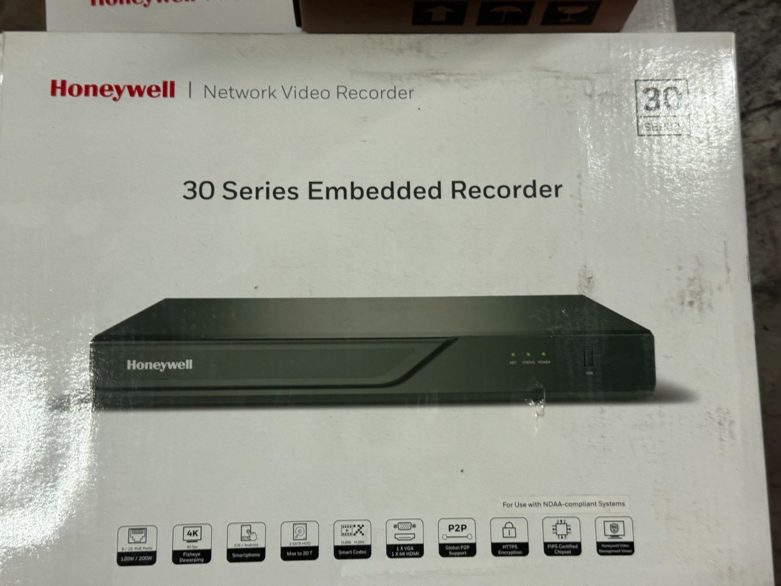 Honeywell HN30080204 NVR 8 channel 4TB