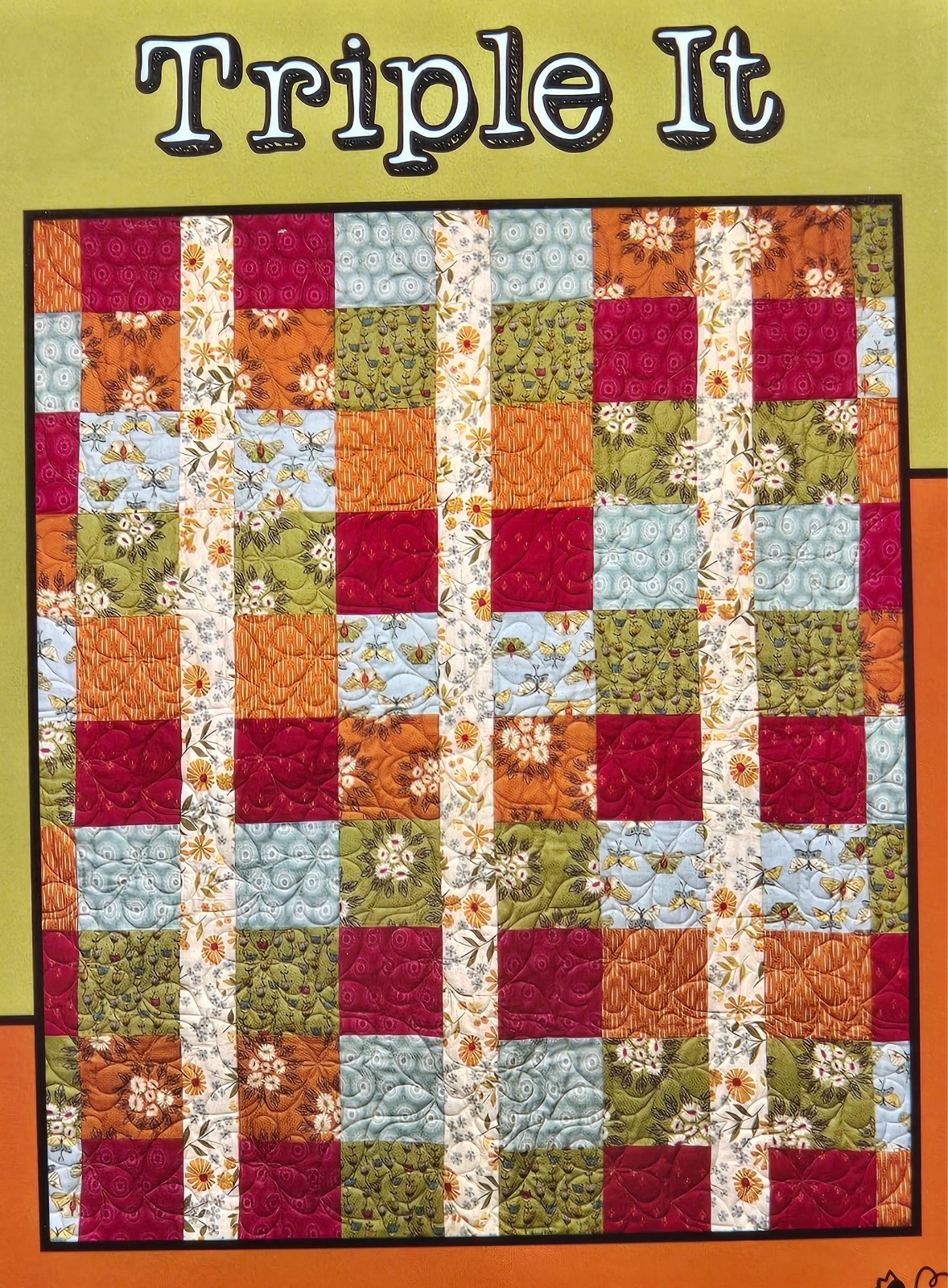 TRIPLE IT Quilt Pattern Molly Cook for Villa Rosa Designs