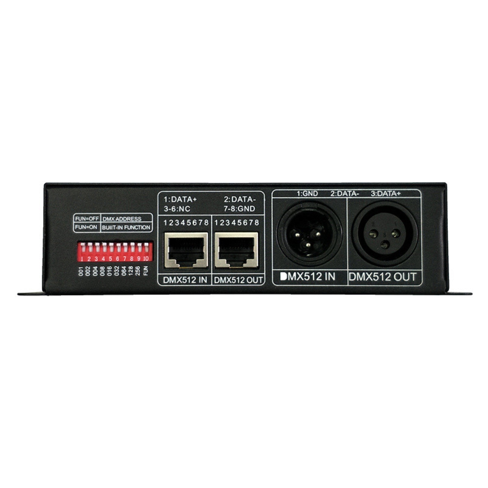 LED RGBW DMX 512 Controller Decoder Dimmer 4 Channel 8A For RGB LED Light
