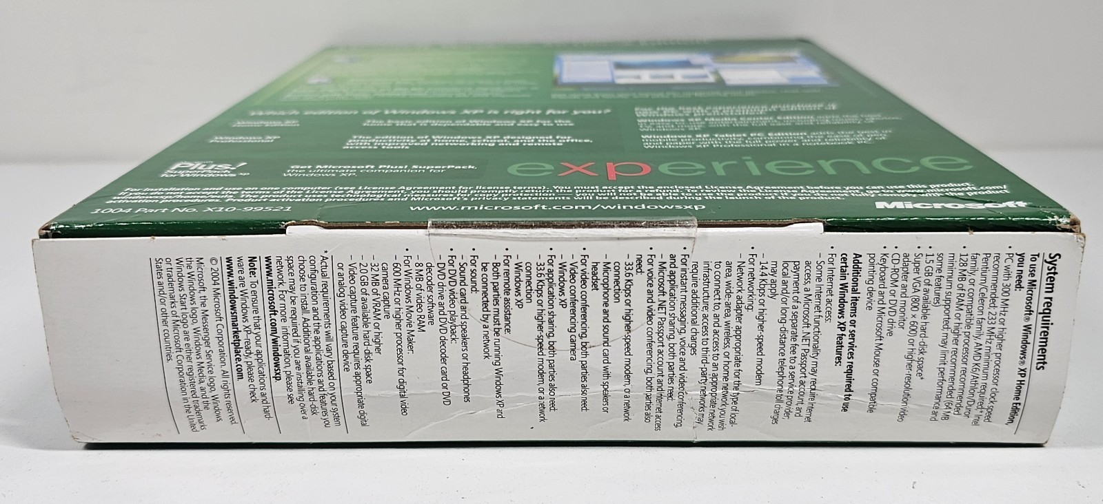 Microsoft Windows XP Home Edition Upgrade Retail Package NEW SEALED