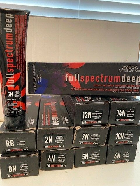 AVEDA full spectrum DEEP extra lift permanent hair color, nib, pick your shade.