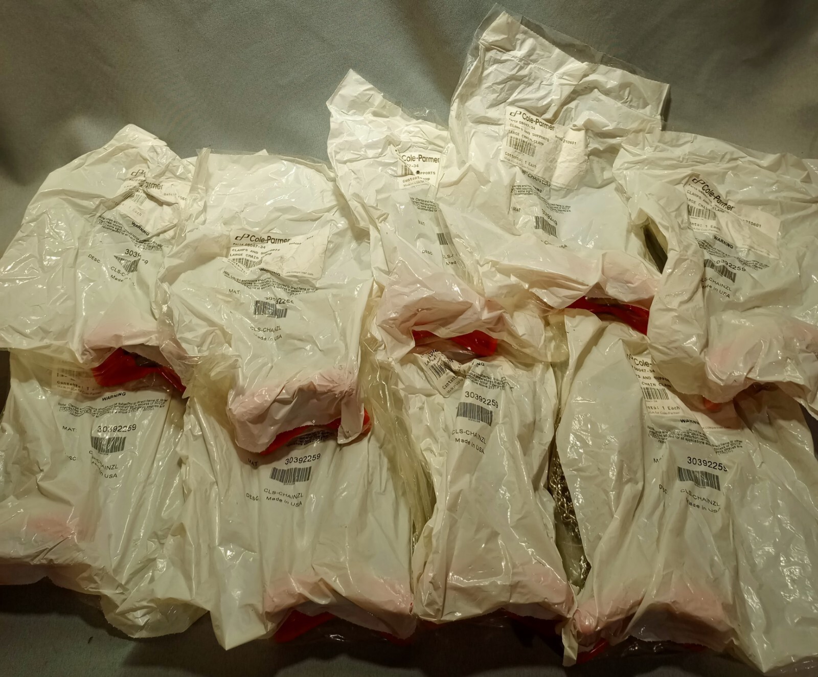 Lot Of 9 Cole-Parmer Clamps And Supports 08047-34