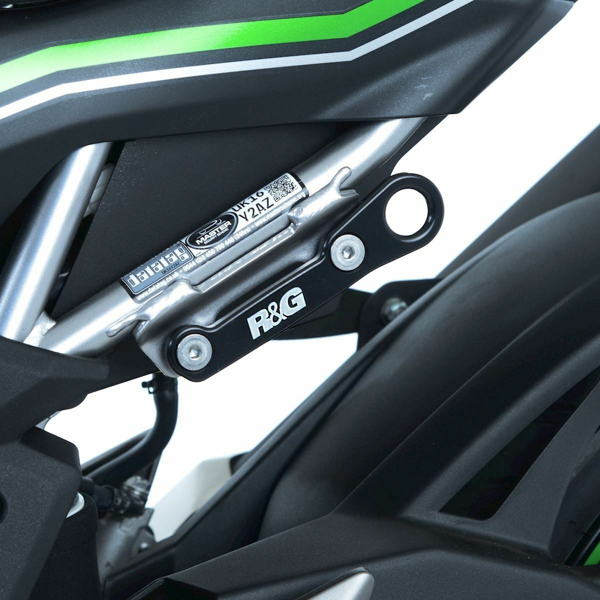R&G Tie-Down Hooks Black Kawasaki Ninja 125 2019 - 2024