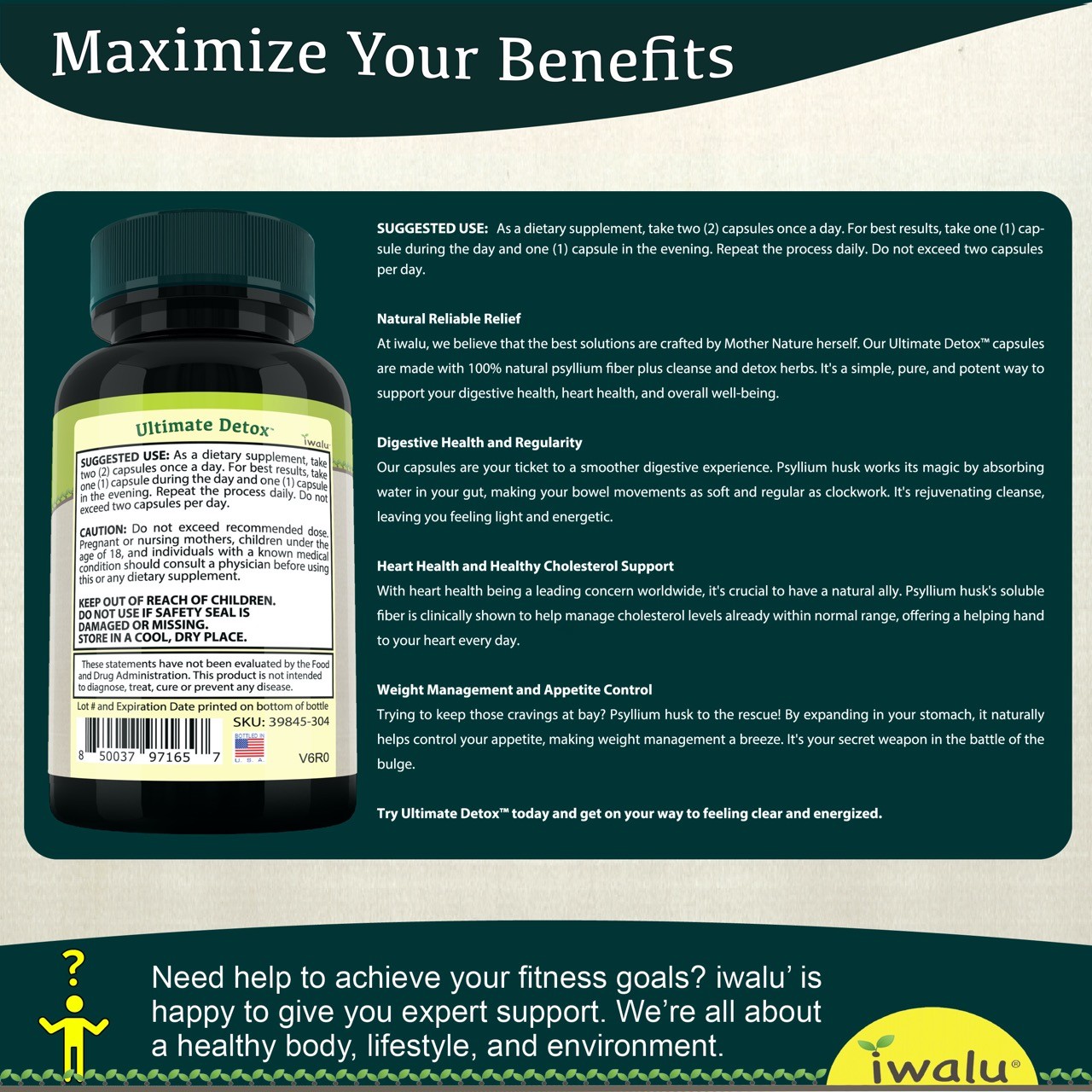 ULTIMATE DETOX | #1 Colonic Hydrotherapy | *FAST FREE SHIPPING* Same Day