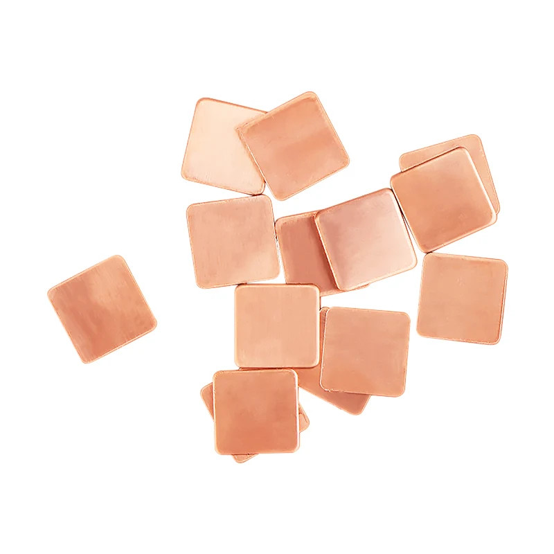 10Pcs 0.3Mm/0.5Mm/0.8Mm/1.0Mm Laptop Copper Sheet Plate Strip Shim Thermal Pad H