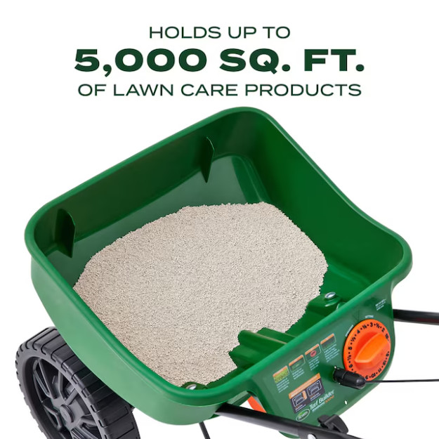 Scotts Turf Builder EdgeGuard Mini Broadcast Spreader Perfect