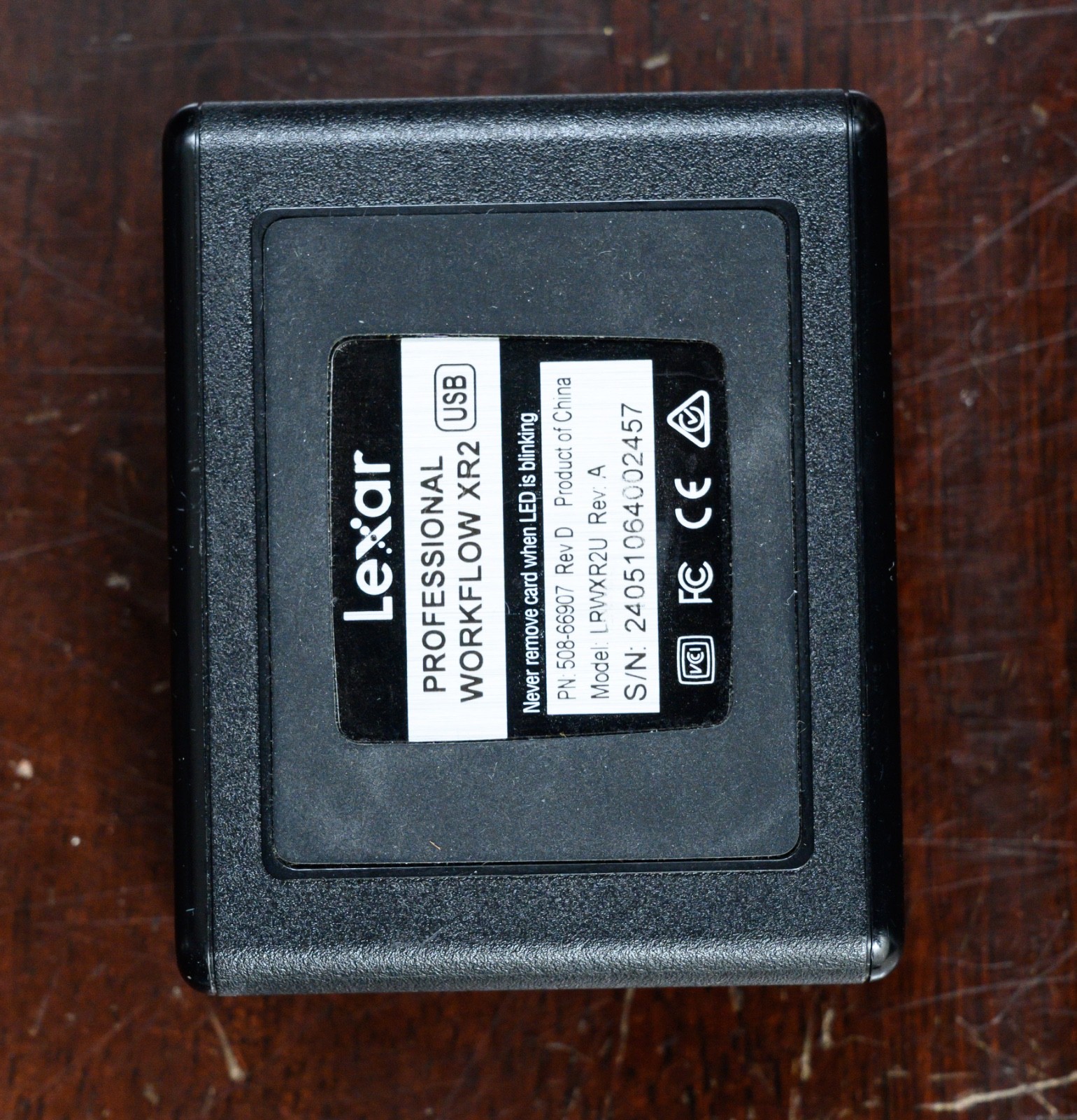 Lexar Professional Workflow XR2 XQD Card Reader with USB Cable - Box - LRWXR2U