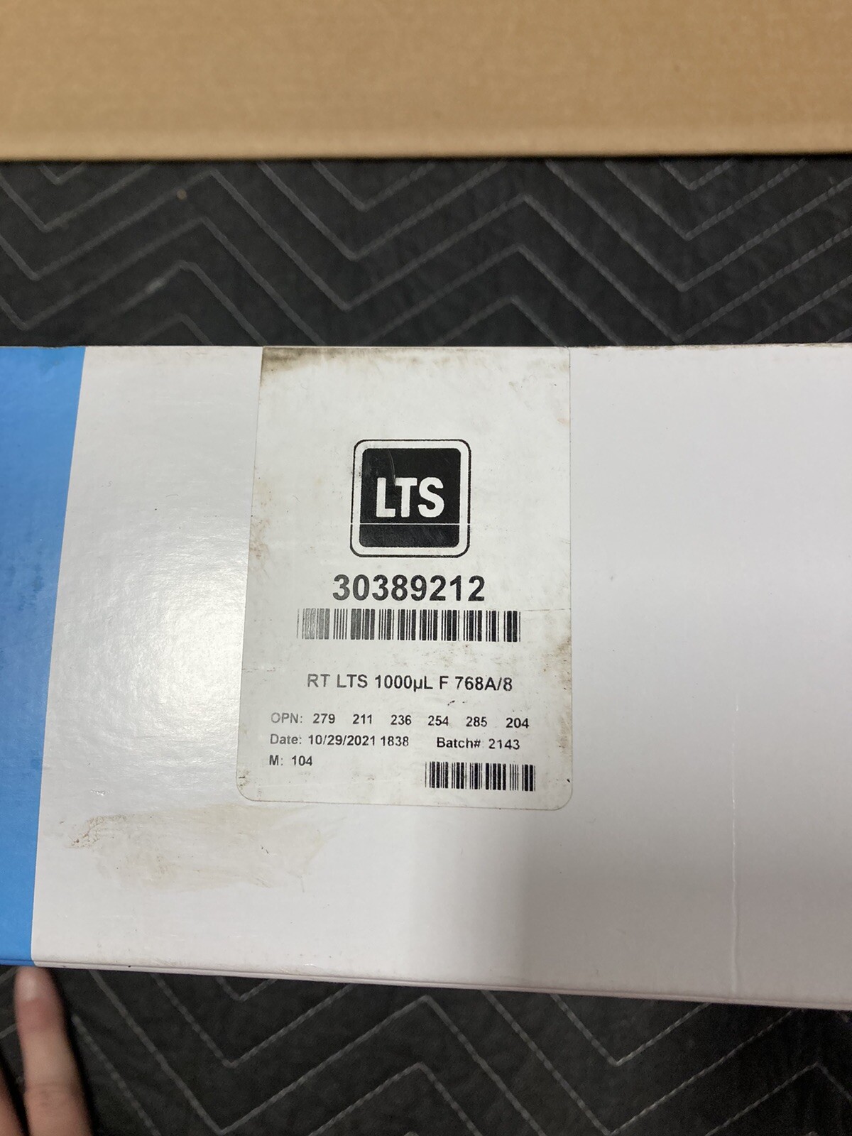 BioClean Ultra Pipette Tips in Hinged Racks 768 Tips Sealed 8 Racks