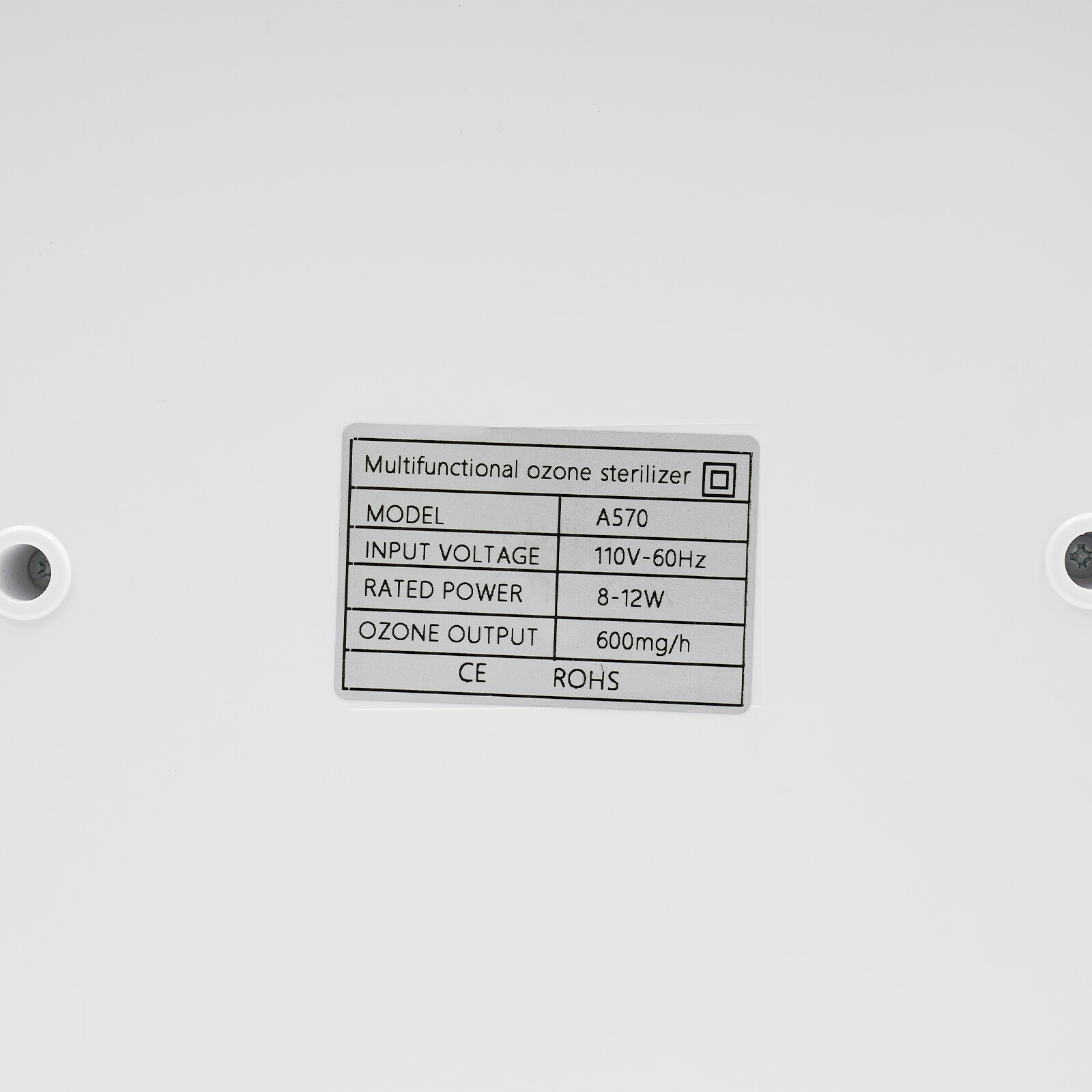 Vegetable Ozone Sterilizer Ozone Machine Purify Fruits and Vegetables 600mg_H