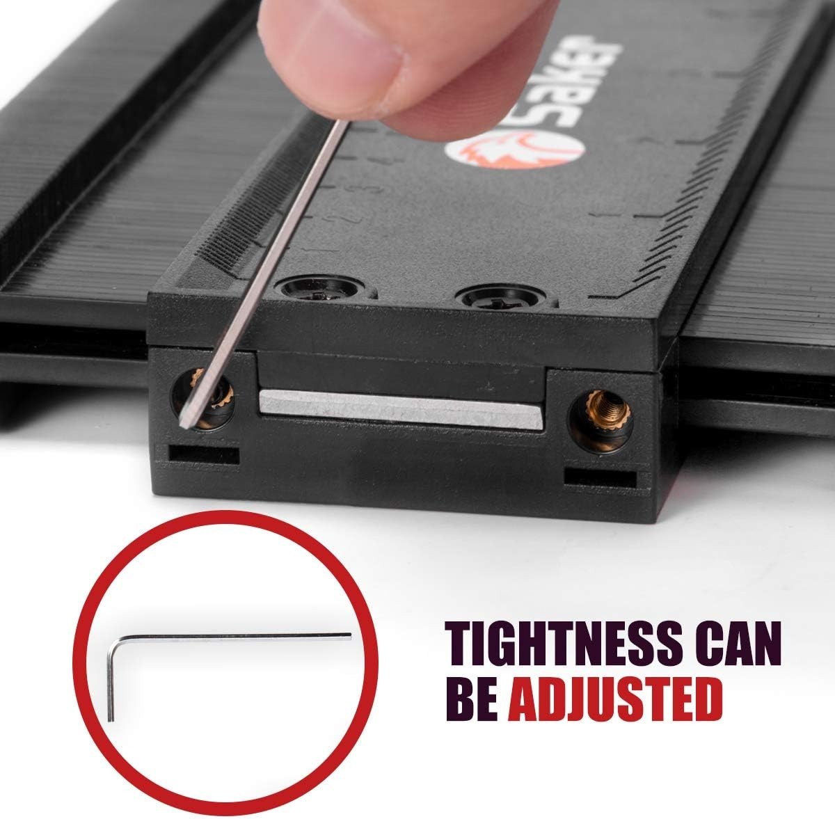 Versatile 10-Inch Contour Gauge - Adjustable Lock for Accurate Shape Copies