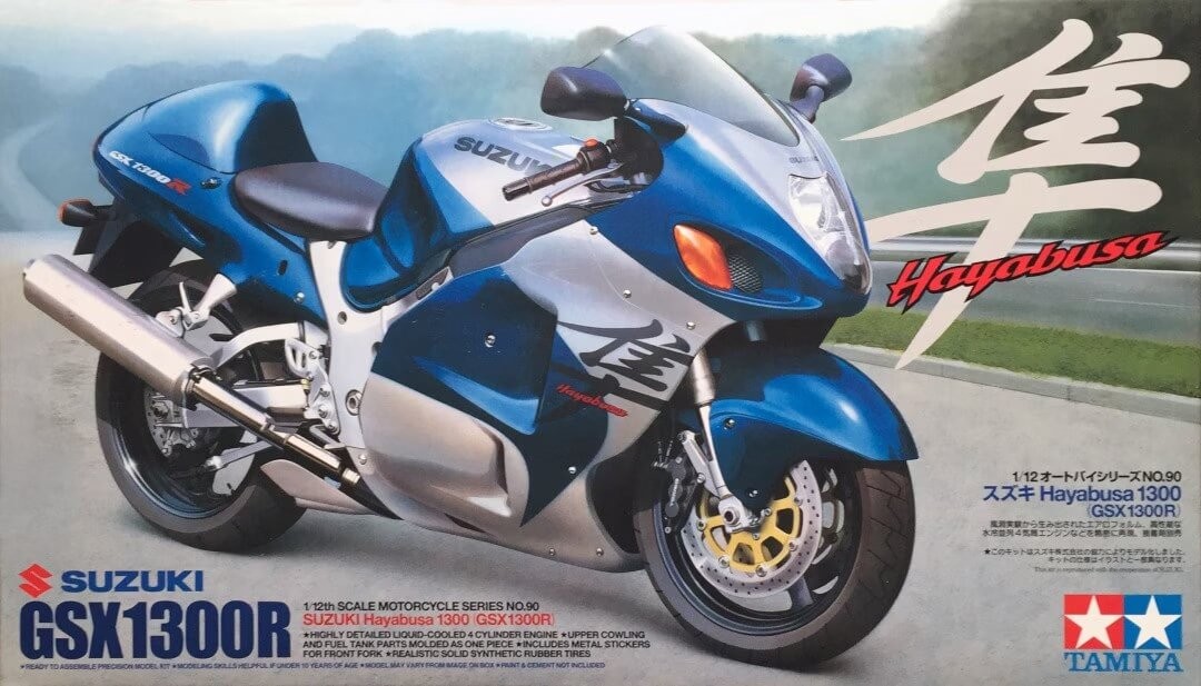 Tamiya 1:12 Suzuki GSX1300R Hayabusa Plastic Model Kit