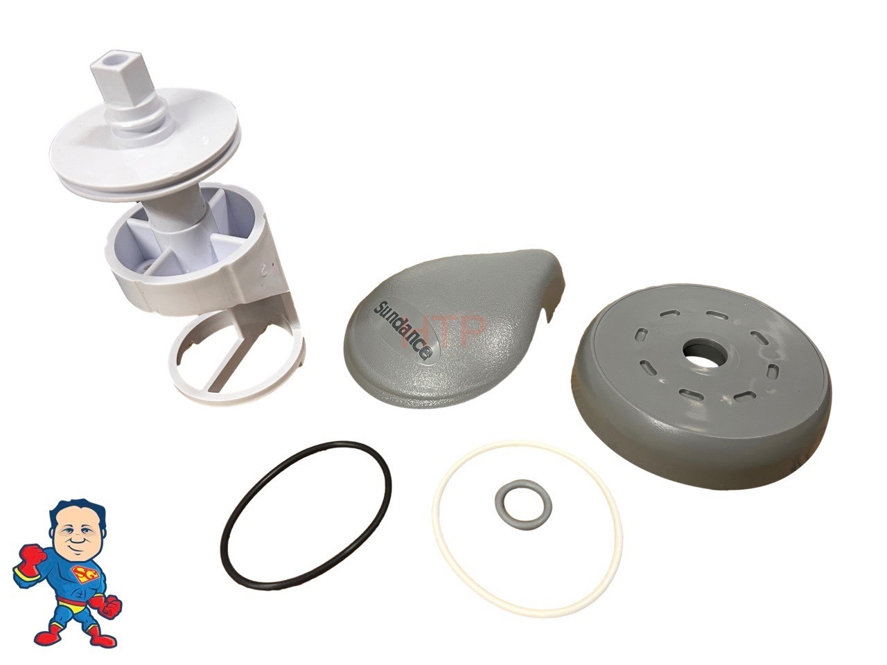 Diverter Valve 4" Kit Sundance® 03-04  Sweetwater 05+ O-Rings Cap Handle Stem