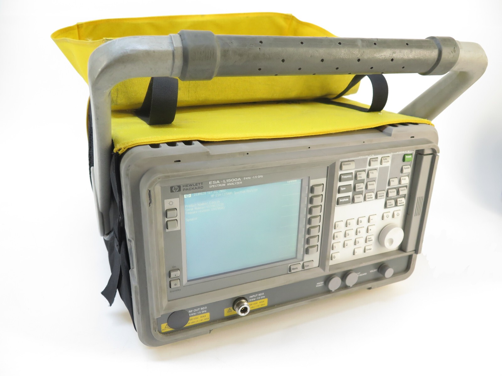 HP / Agilent E4411A ESA-L1500A Spectrum Analyzer 9kHz - 1.5GHz