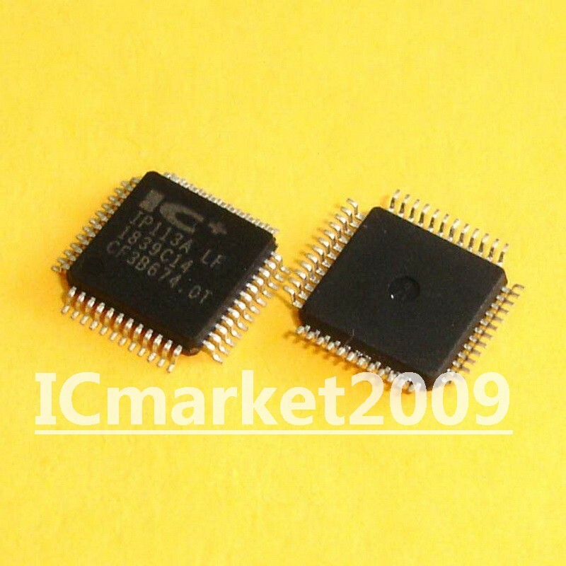 10 PCS IP113A-LF QFP-48 IP113 IP113ALF 10 /100Base-Tx/Fx Media Converter Chip