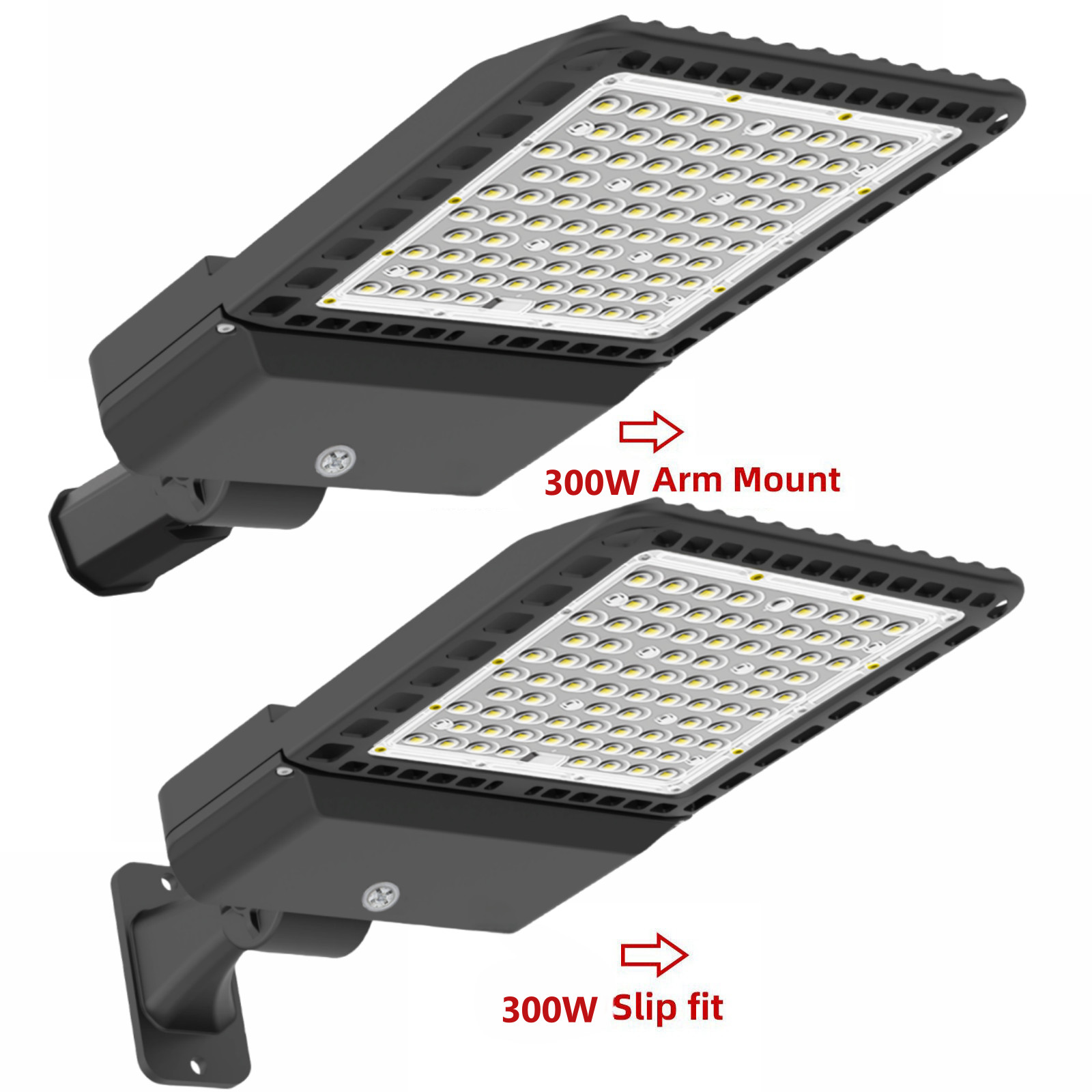 LED Parking Lot Lights 300W Street Area Light for Stadium, Parking Lot, Roadways