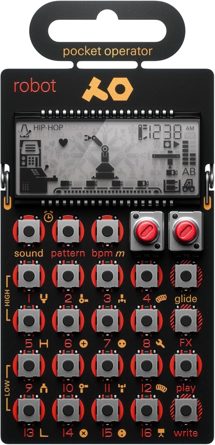 Teenage Engineering Pocket Operator 8-bit Synth PO-28 robot Black New