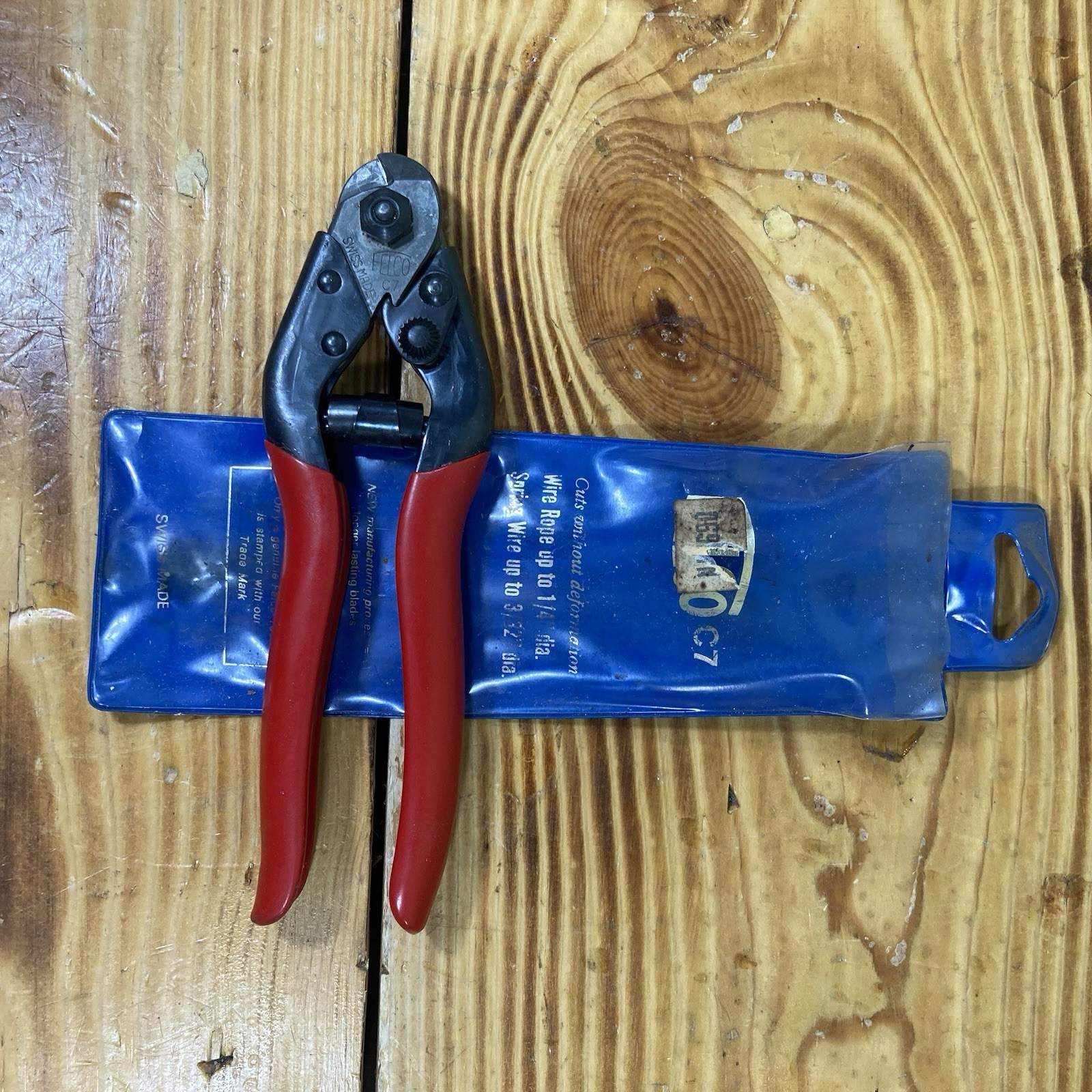 Felco C7 Steel Cable Cutter Pliers Swiss Made With Original Case Vintage