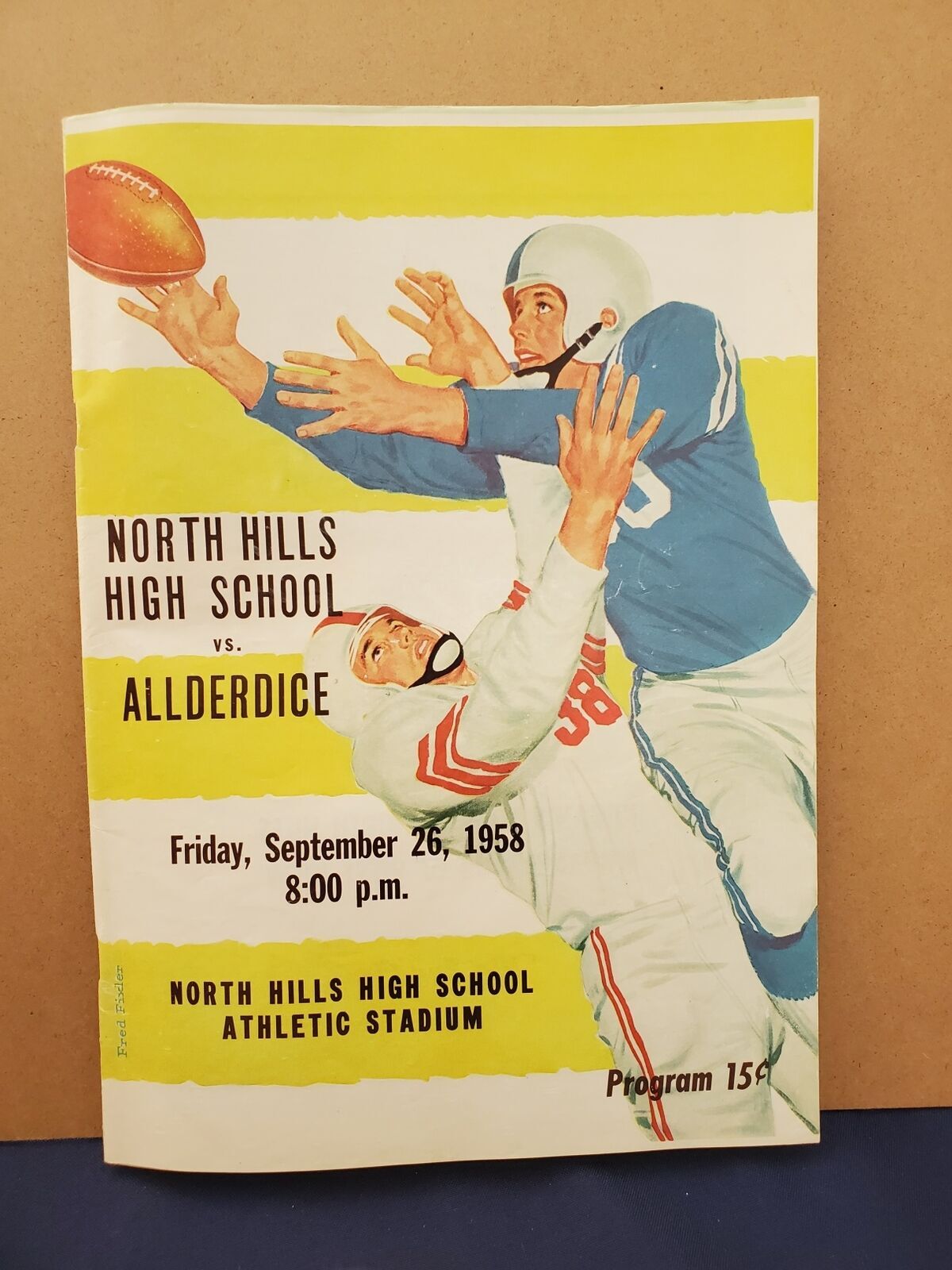 2156----1958 North Hills (PA) HS football program vs Allderdice HS - 1st year NH
