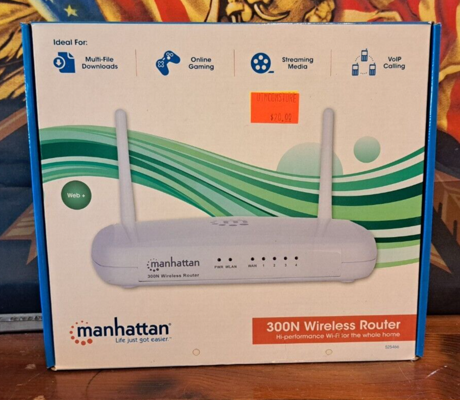 Manhattan 300N Wireless 4-Port Router