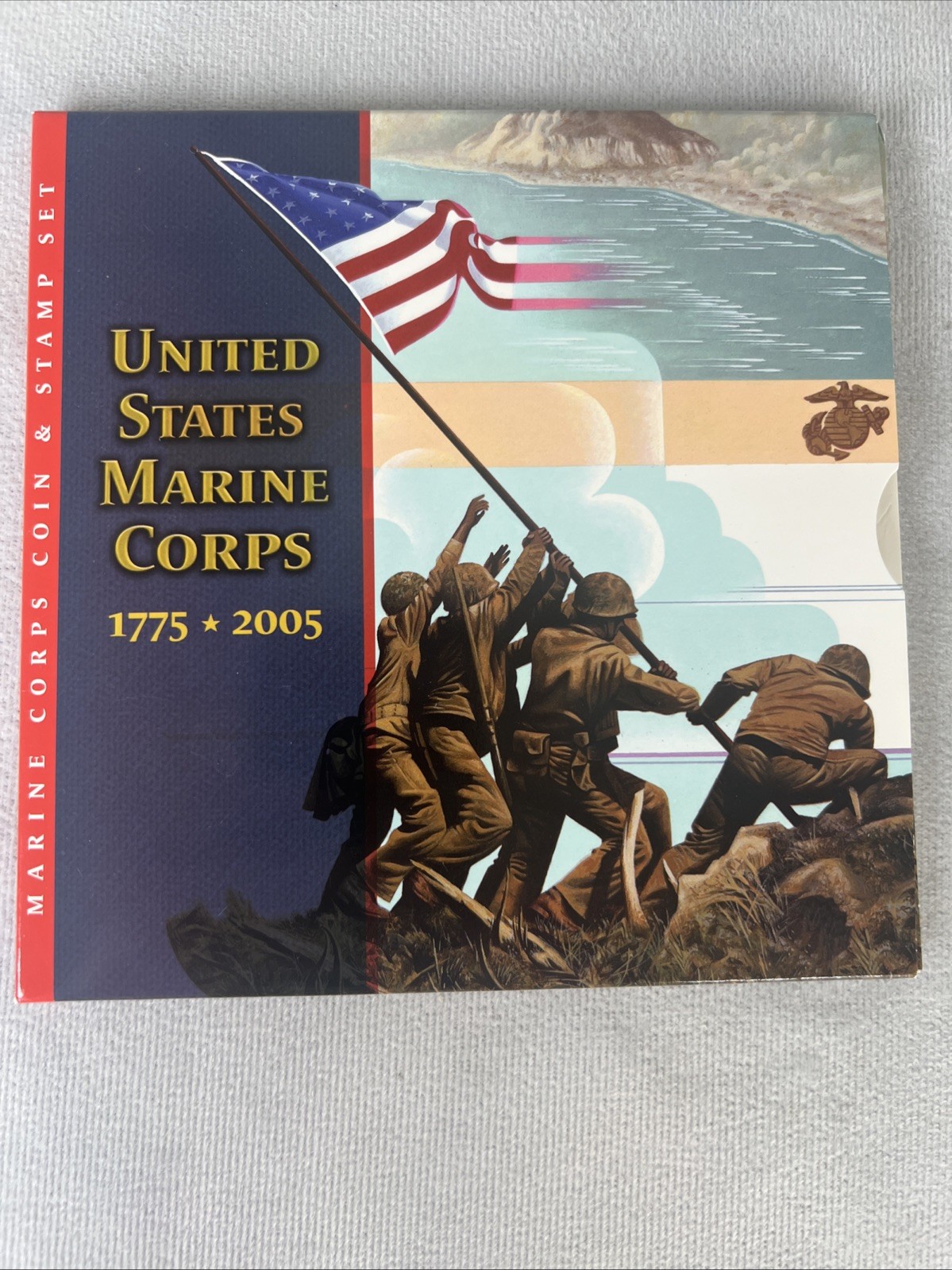 United States Marine Corp 1775 To 2005 Coin And Stamp Set