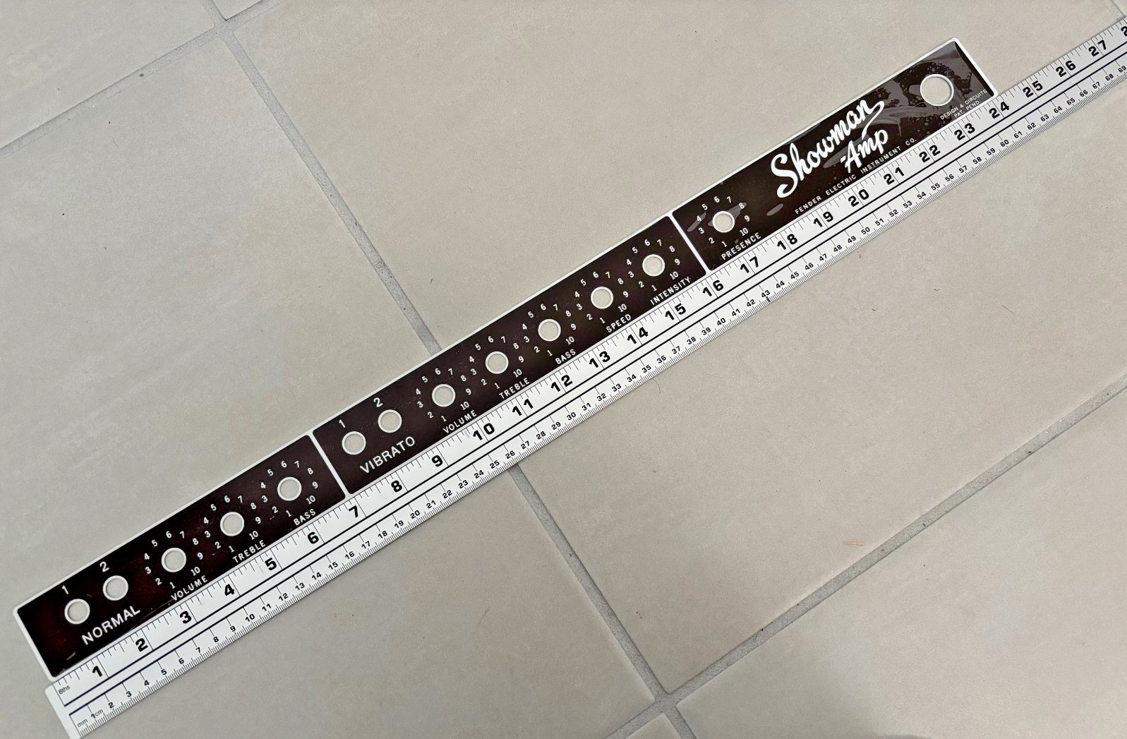 Brown Showman Amp face plate !