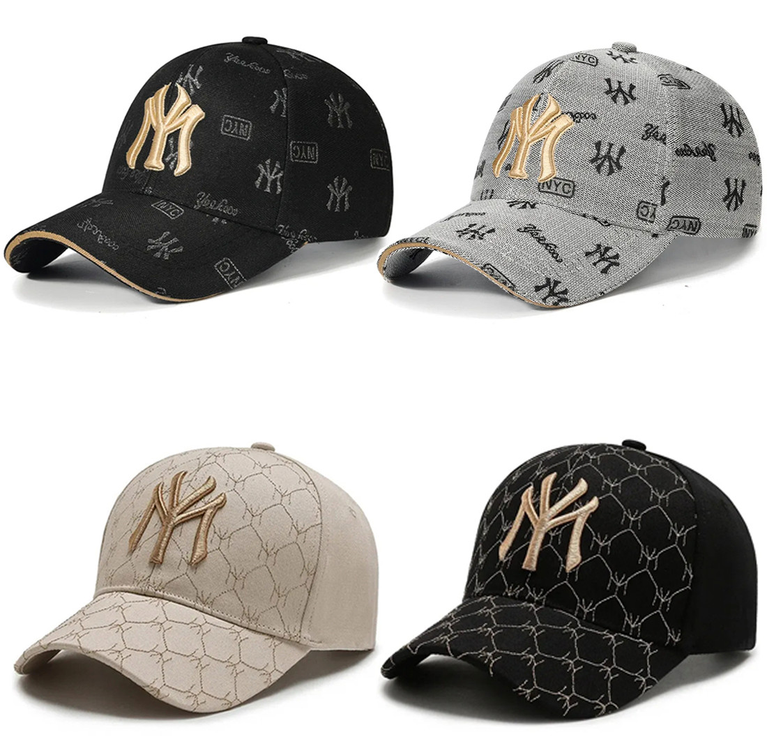 NY Embroidered Cap Adjustable Unisex New York Baseball Hat Casual Street Style