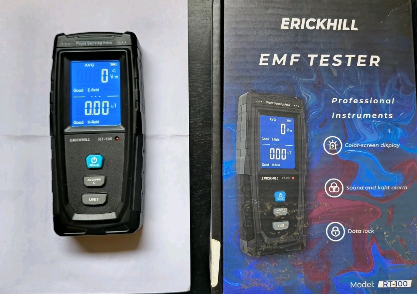 Erickhill EMF Tester Electromagnetic Radiation Tester RT-100 - Ghost Hunting