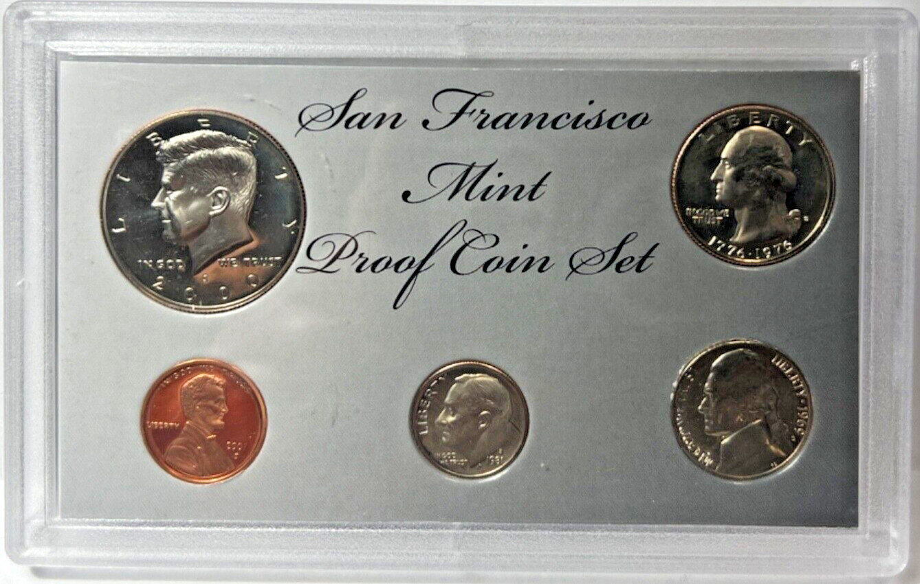 United States Mint SAN FRANCISCO MINT PROOF COINS---CENT THRU HALF DOLLAR