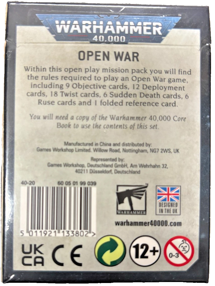 Warhammer 40k Mission Pack: Open War