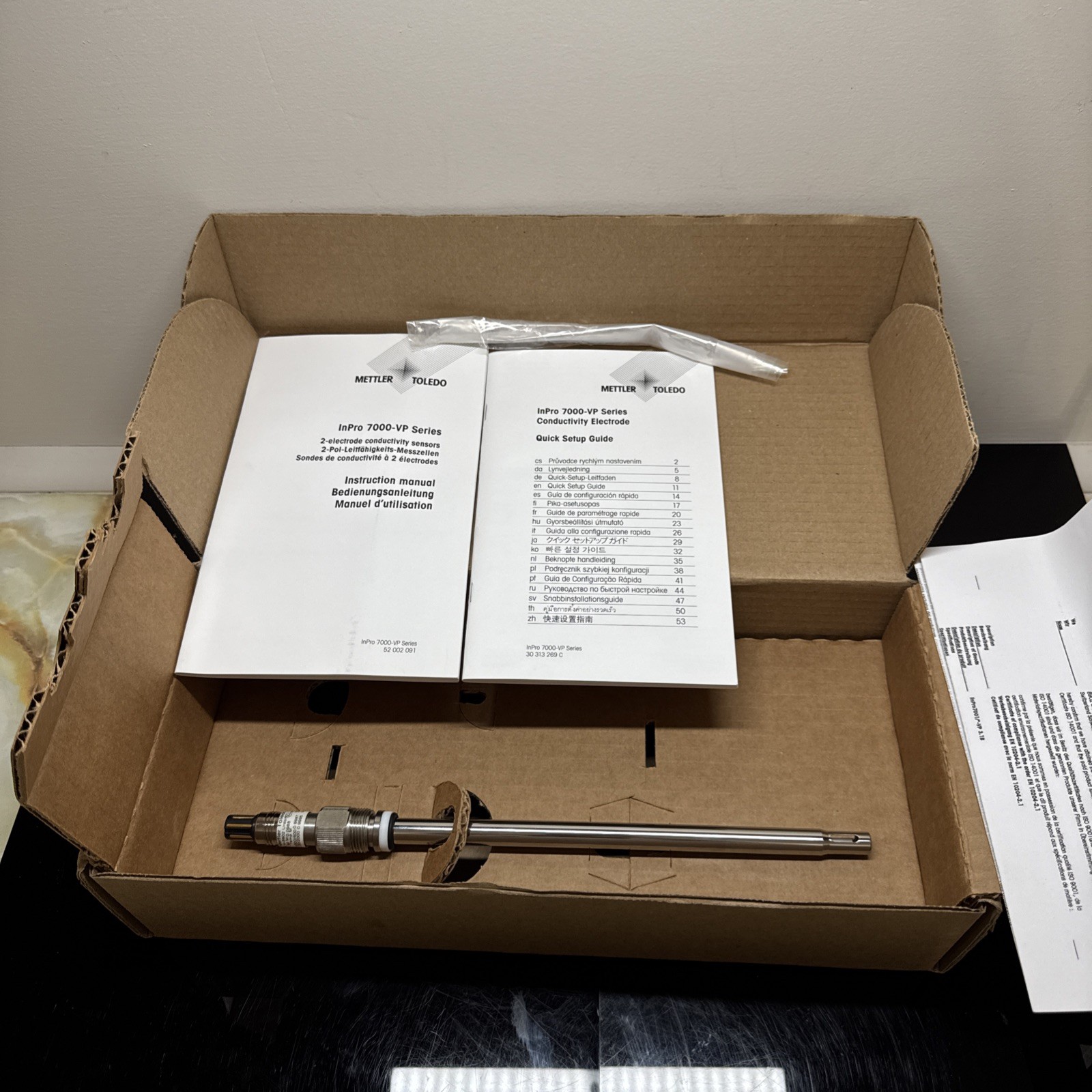 NIB Mettler Toledo InPro 7001/225-VP Conductivity Sensor 52001998 52 001 998