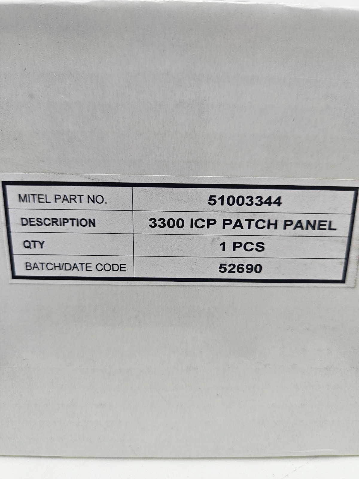 Mitel 3300 ICP Patch Panel 5m Cable Kit 51003344