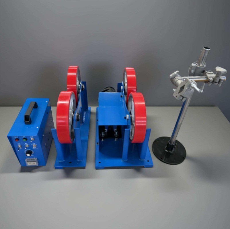 1-metric-ton Lightweight Automatic Welding Roller Stand with Adjustable Rotation